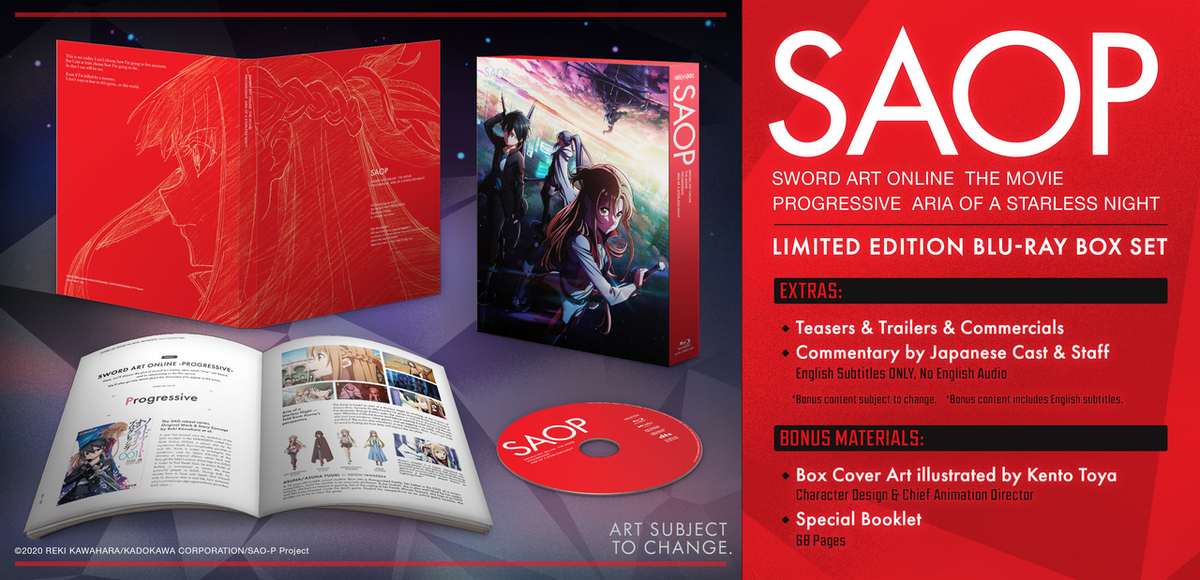 Sword Art Online Progressive: Aria of a Starless Night Limited Edition Box Set