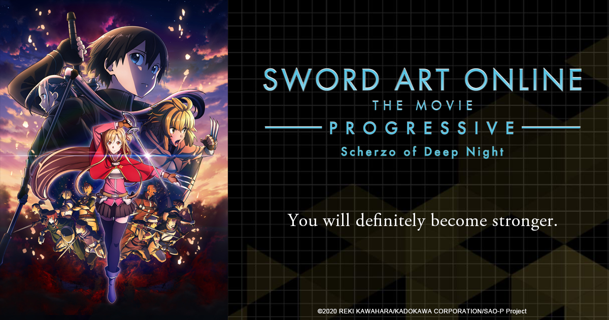 SWORD ART ONLINE the Movie -PROGRESSIVE- Scherzo of Deep Night Official USA  Website